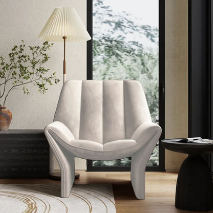 Sitial Velvet Crema con Apoyapiés