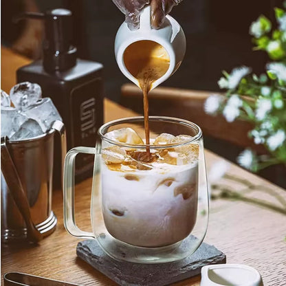 Taza De Cafe Doble Vidrio 250 Ml