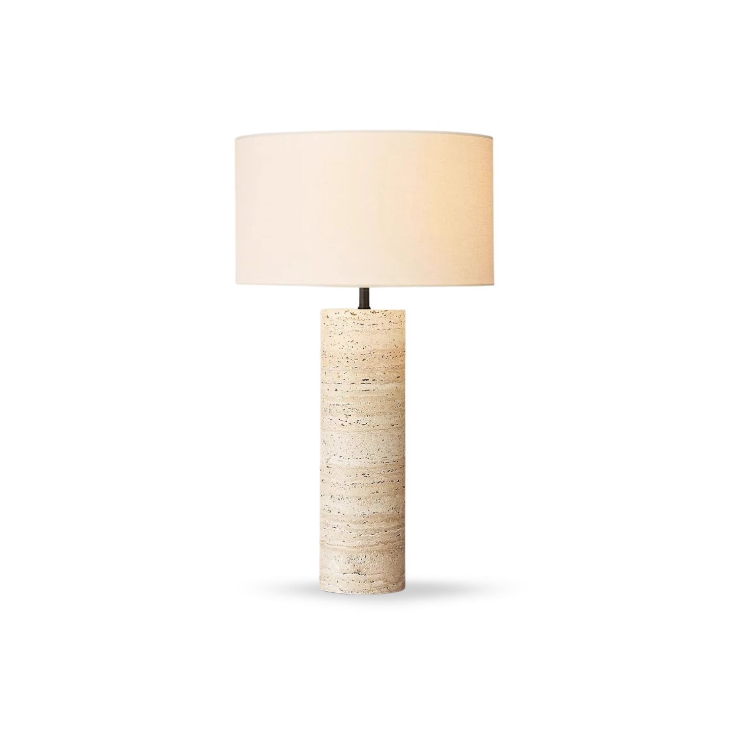 Lampara de Mesa Piedra Nordica Crema Grande