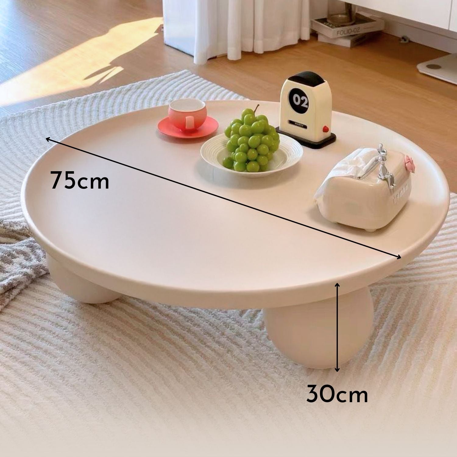 PREVENTA - Mesa de Centro Redonda Escandinava Sphere