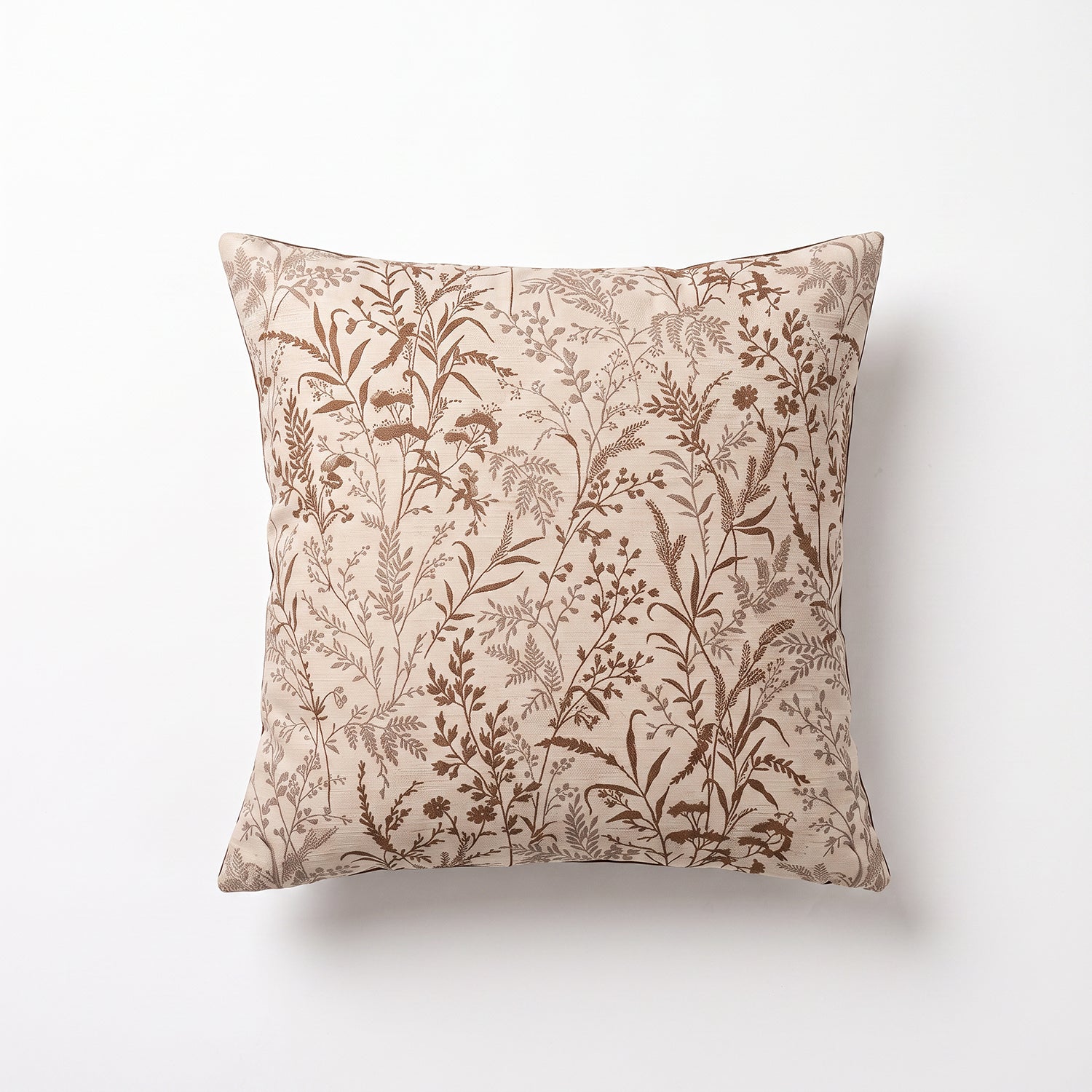 PREVENTA -  Cojín Botánico Jacquard Beige