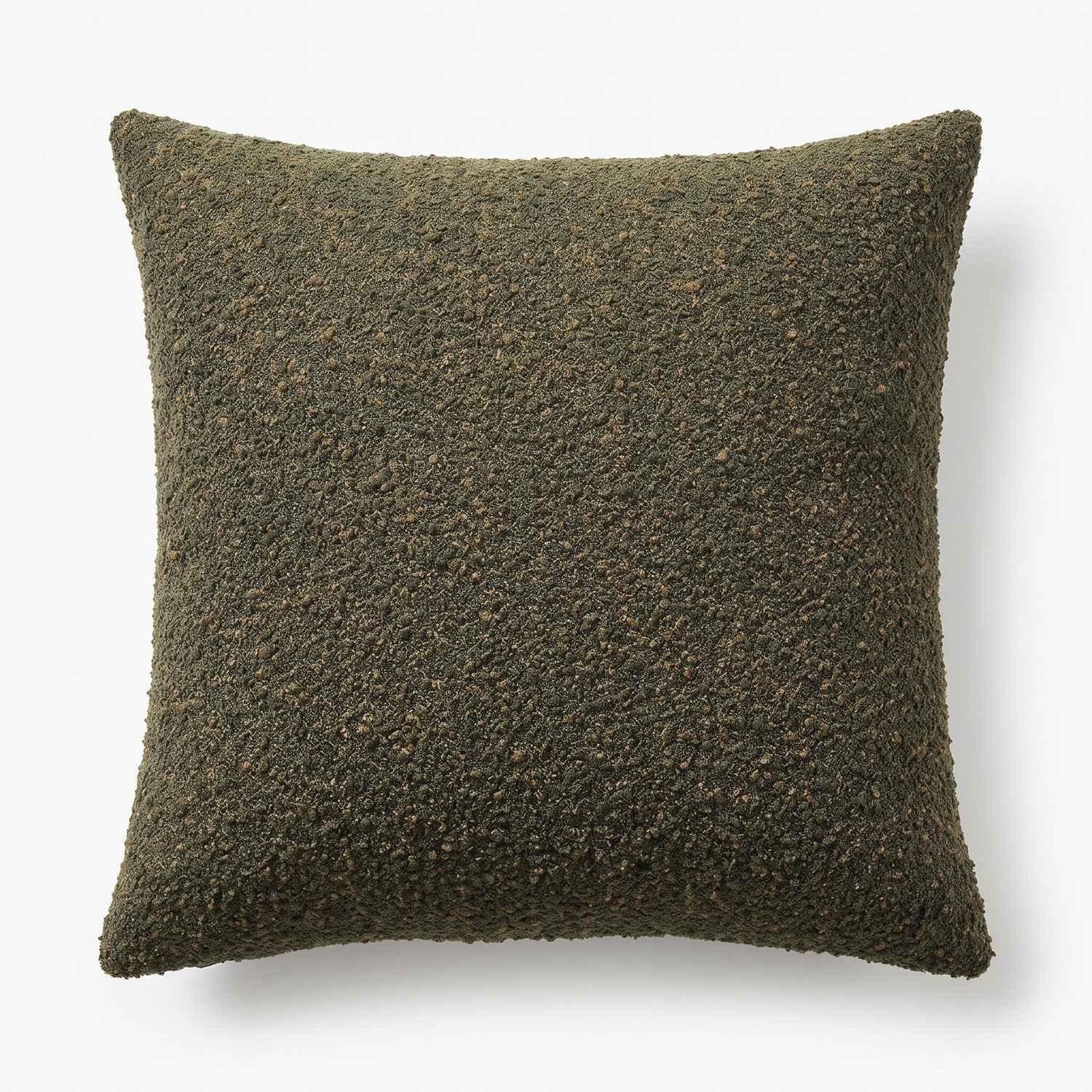 PREVENTA - Cojín Bouclé Verde Oliva