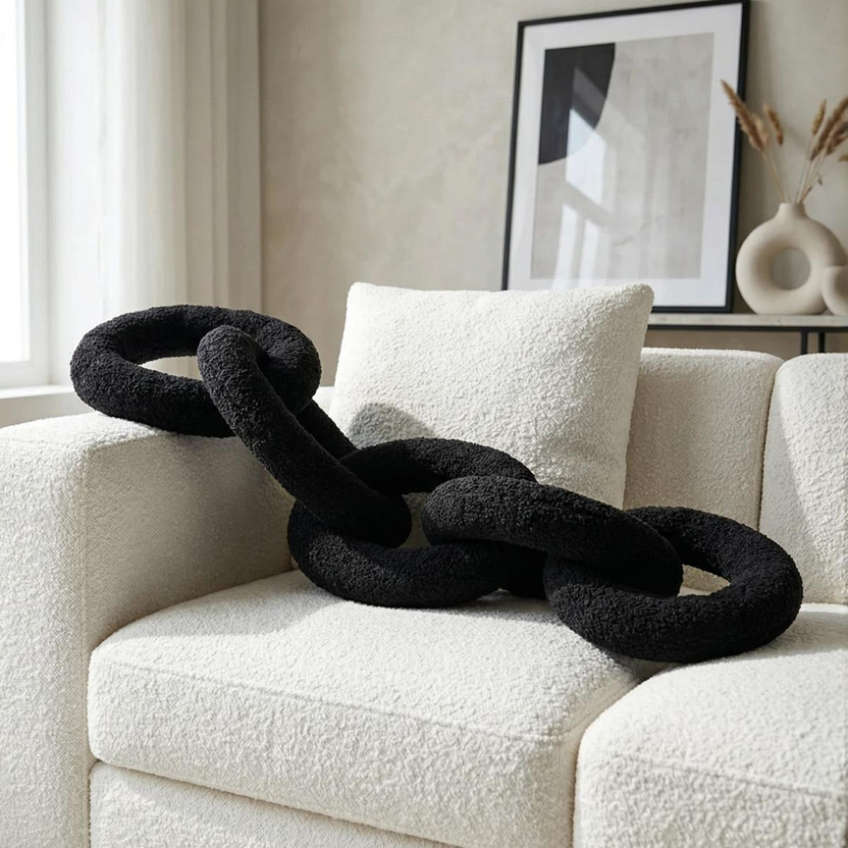 Cojín de Eslabones Nordic Noir