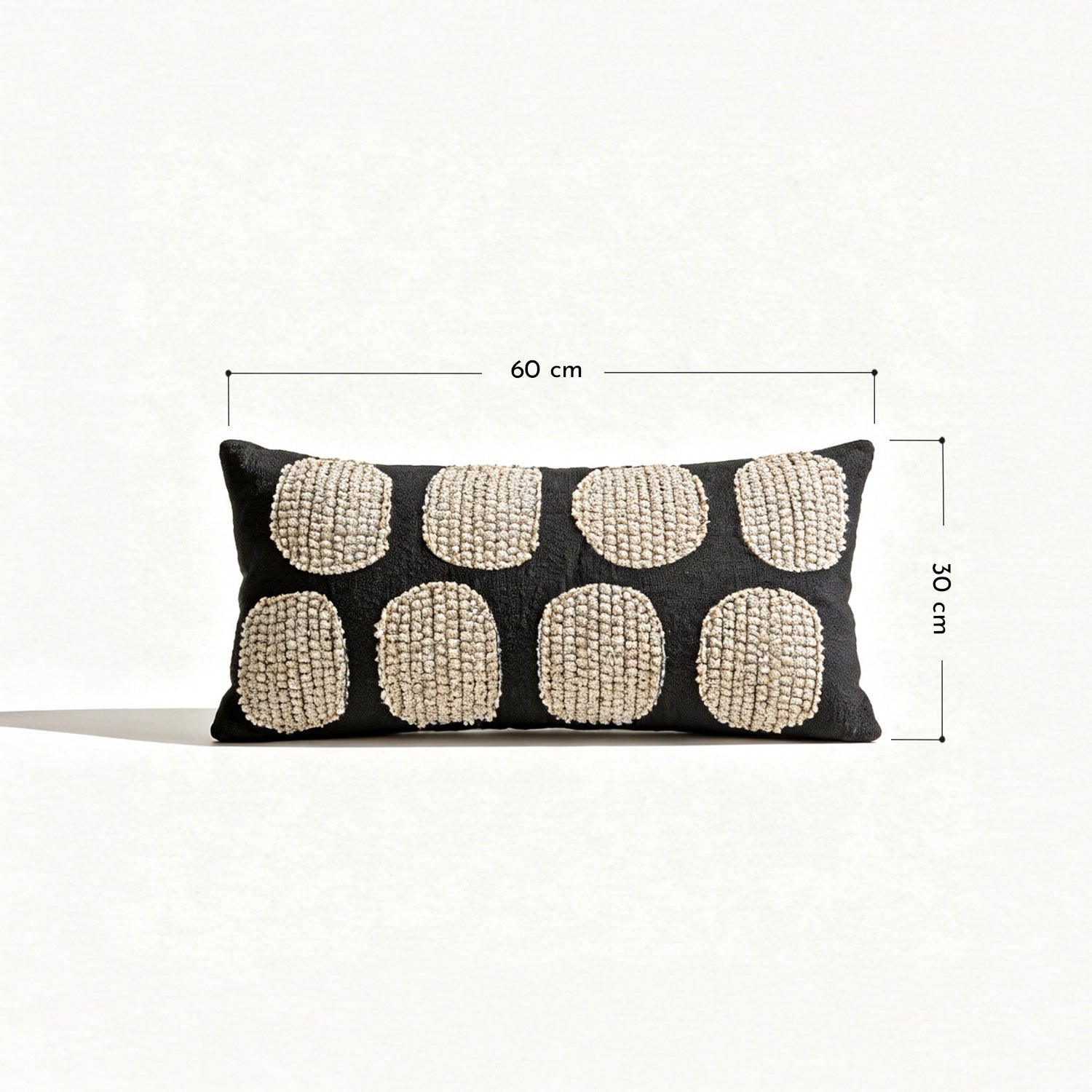 Cojín rectangular de Lino Dots