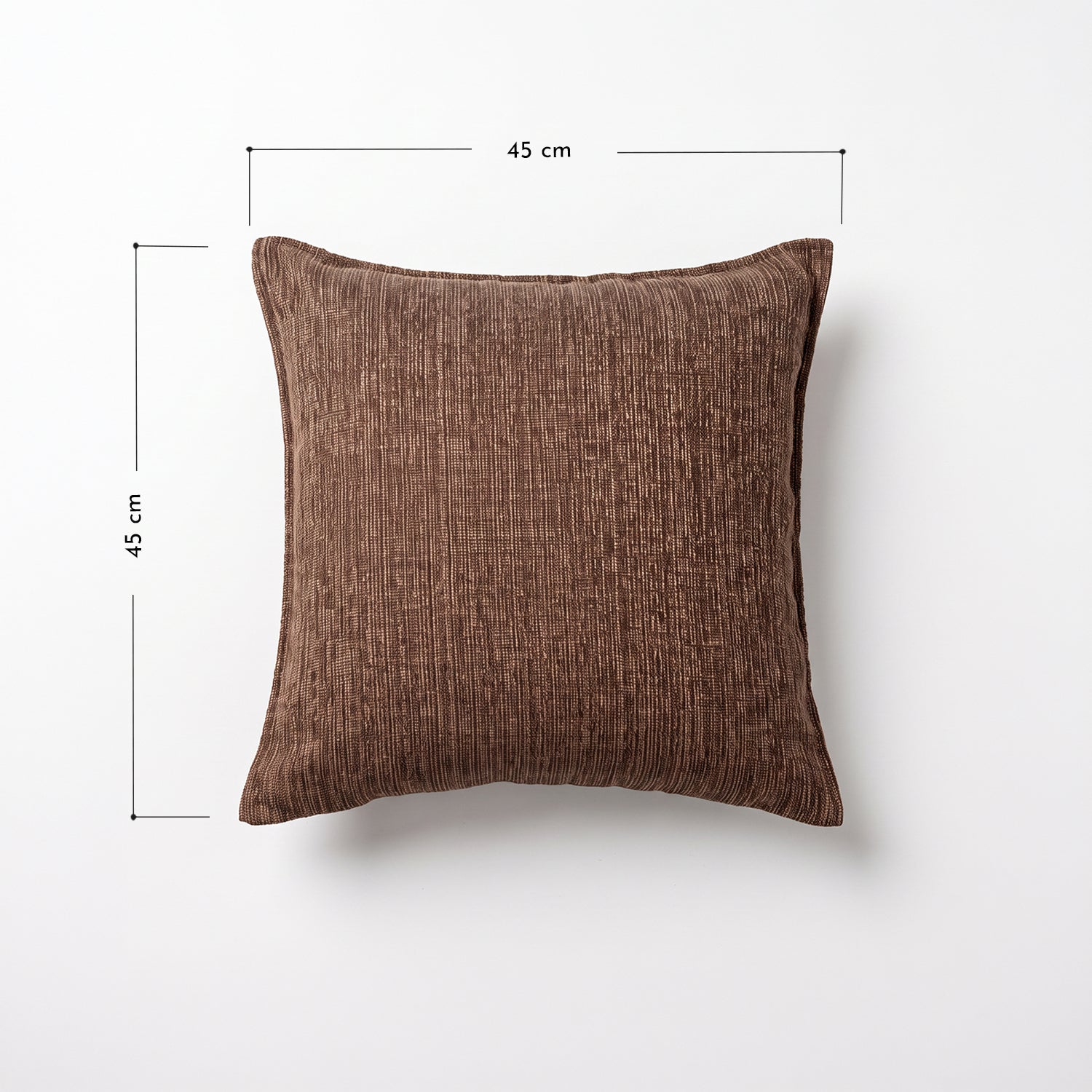 PREVENTA - Cojín Texturizado Jacquard Café