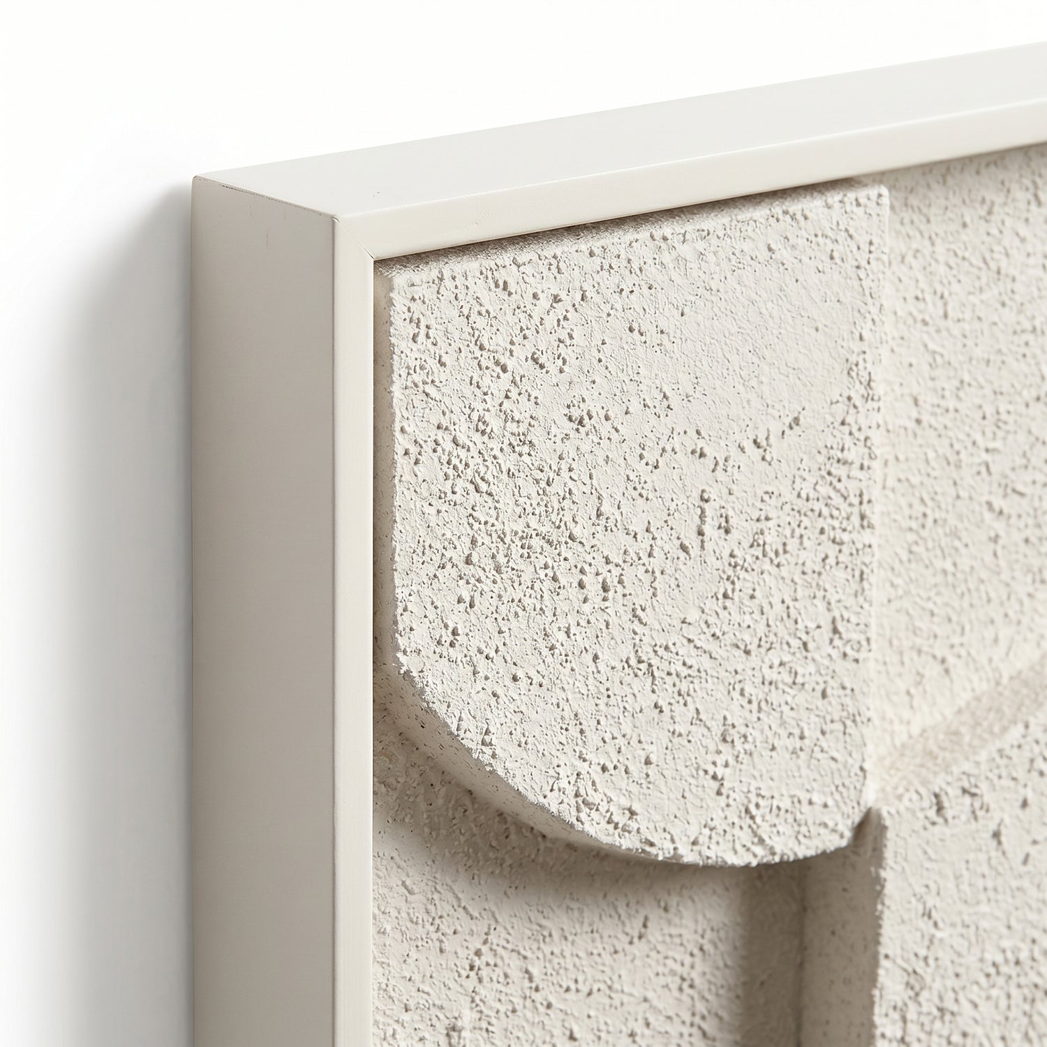 Cuadro Abstracto 3D Beige Sand