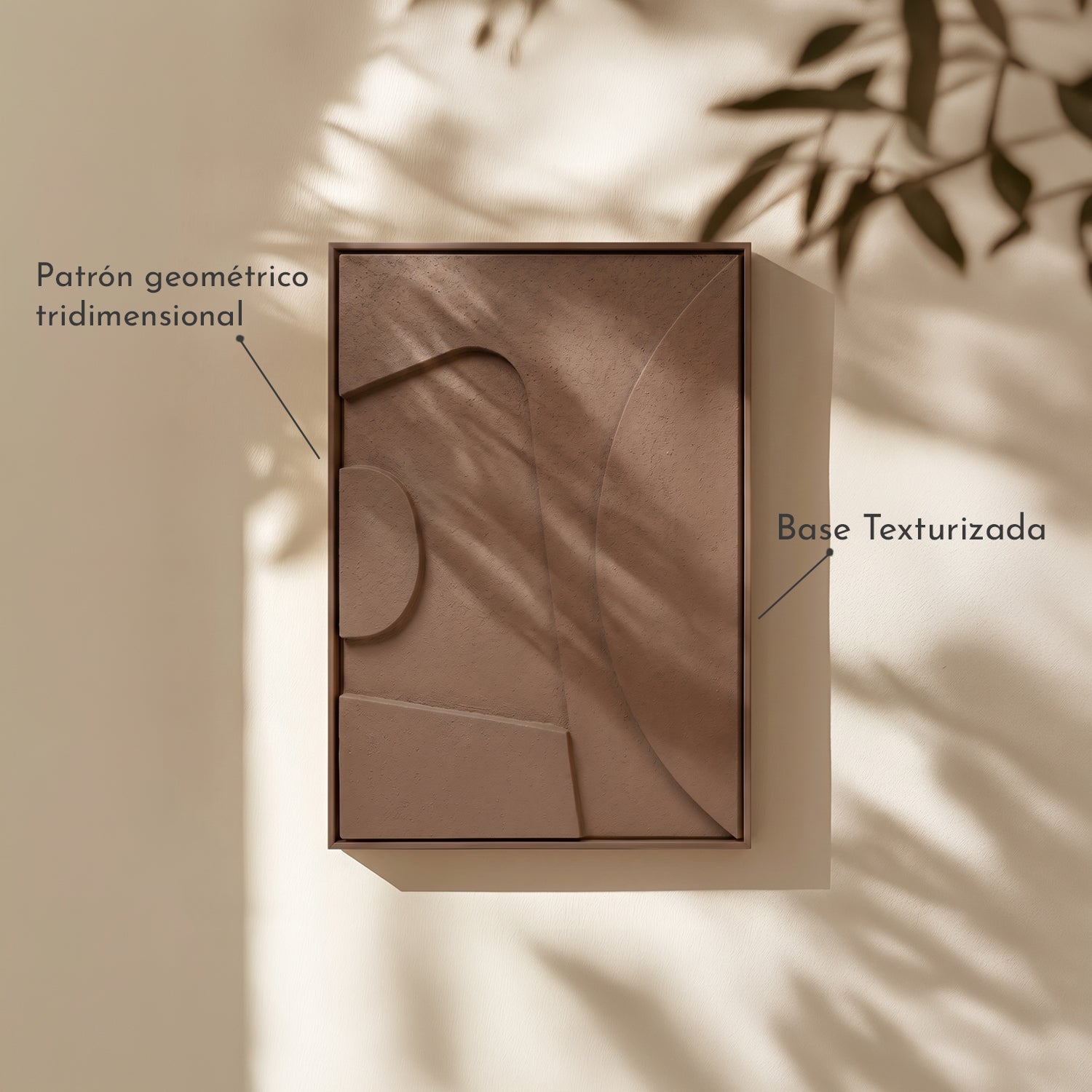 Cuadro Abstracto 3D Terra