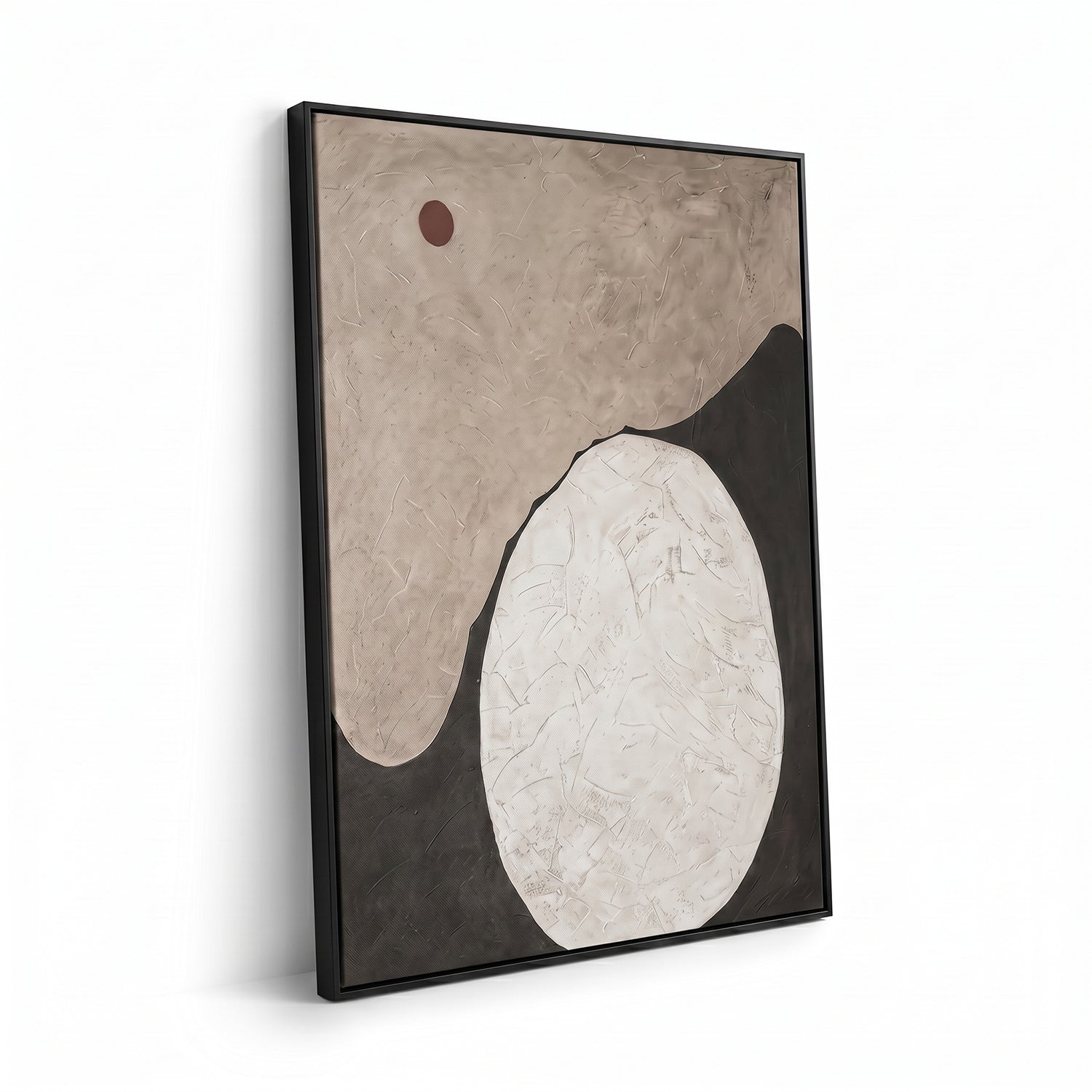 Cuadro Canva Abstracto Neutral Eclipse