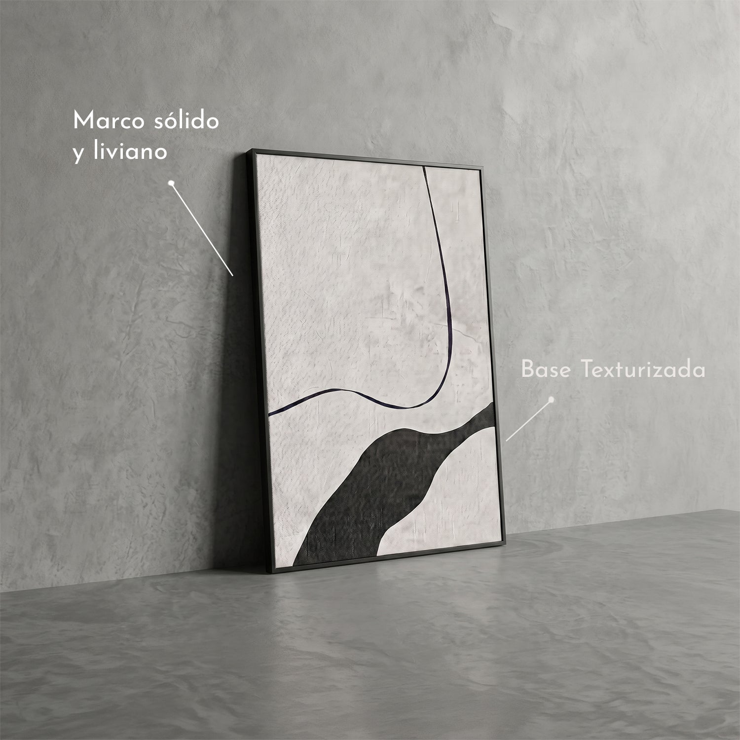 Cuadro Canva Abstracto Senderos