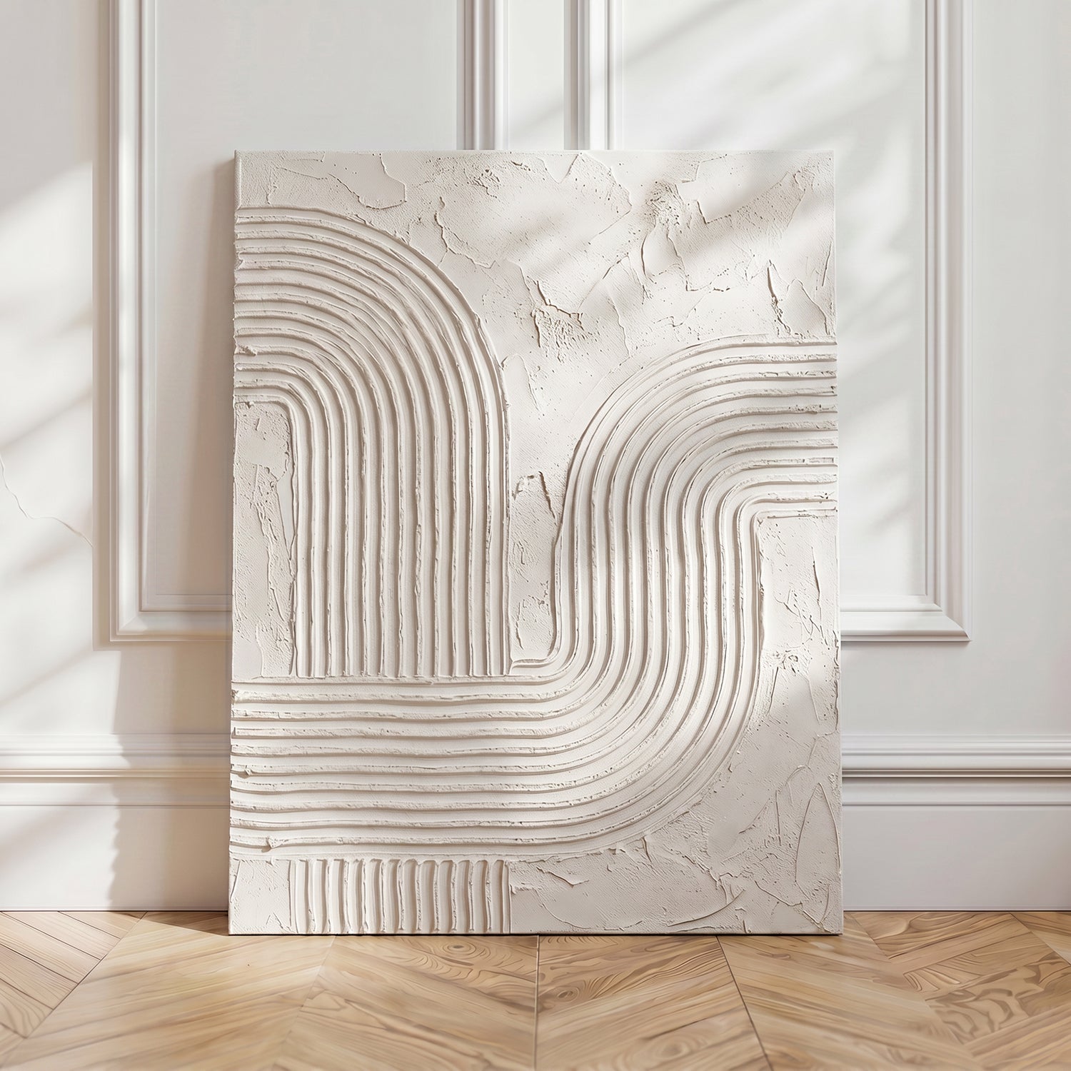 PREVENTA - Cuadro Decorativo con Textura Arcos Zen