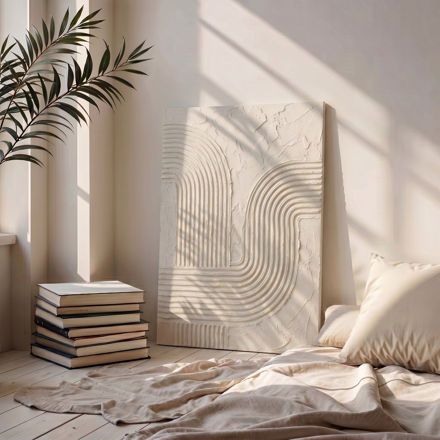PREVENTA - Cuadro Decorativo con Textura Arcos Zen