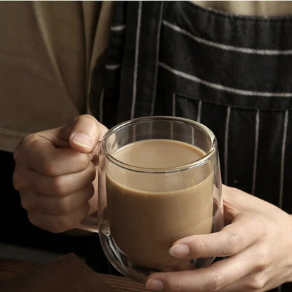 Taza De Cafe Doble Vidrio 250 Ml