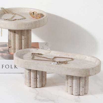 PREVENTA - Bandeja Decorativa Estilo Mármol Travertino Greco