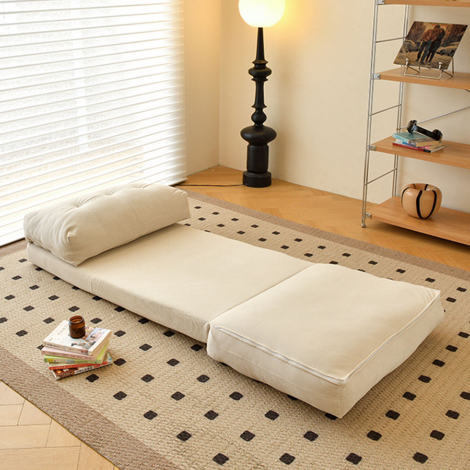 PREVENTA - Sofá Cama Plegable Tela Crema
