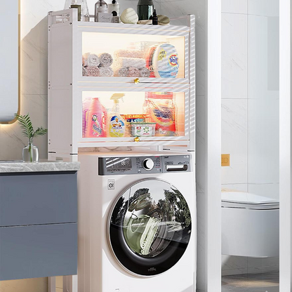 Estante de Lavandería Mueble Rack Blanco