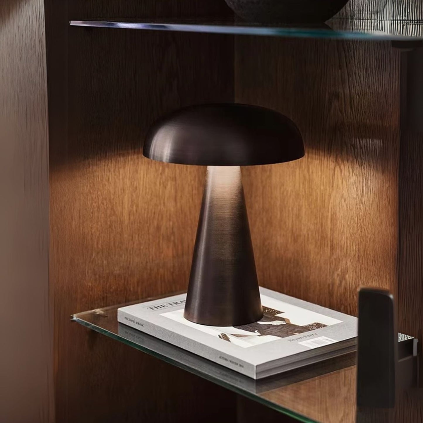 Lámpara Led de Mesa Recargable Negro