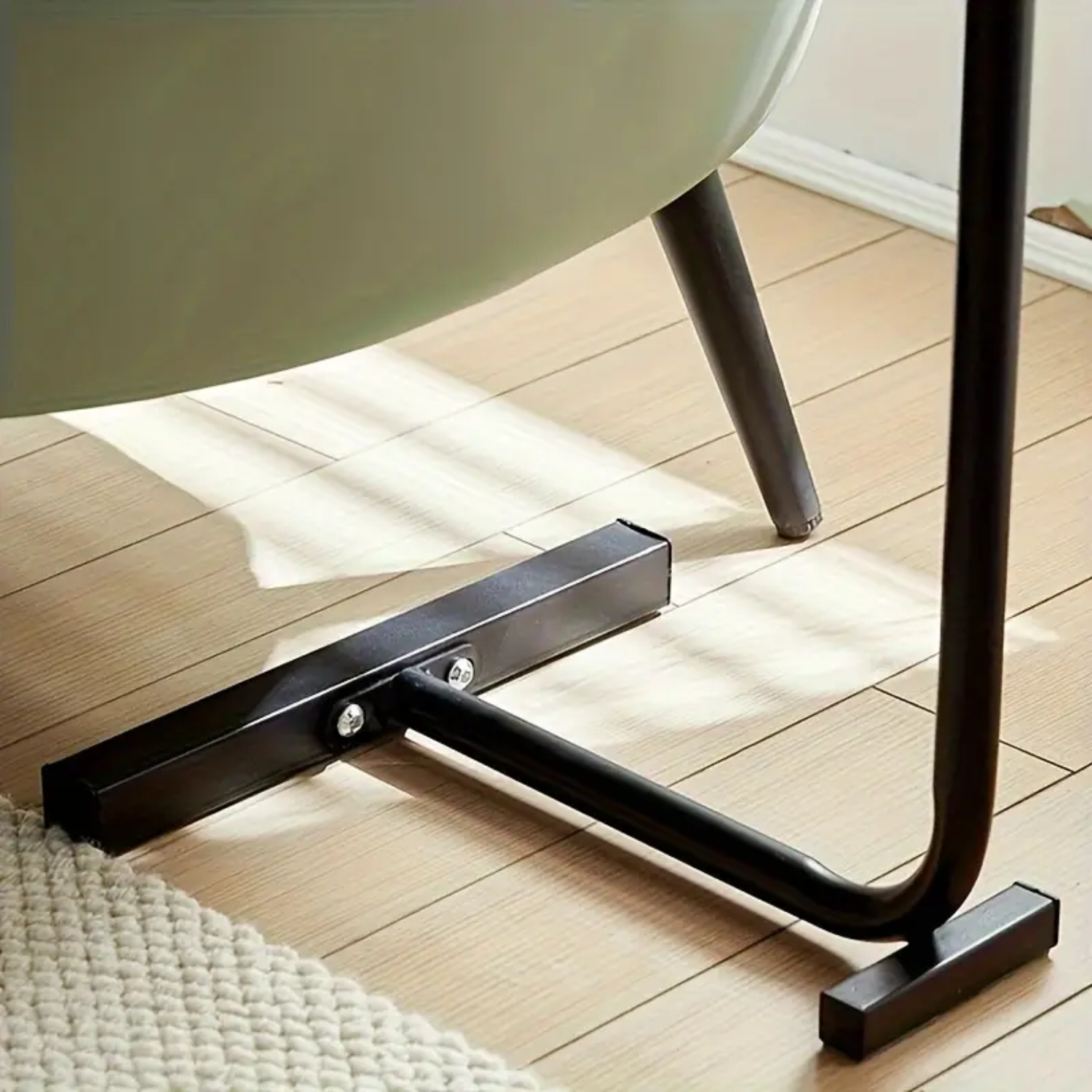 Mesa Auxiliar Lateral De Pedestal Negro