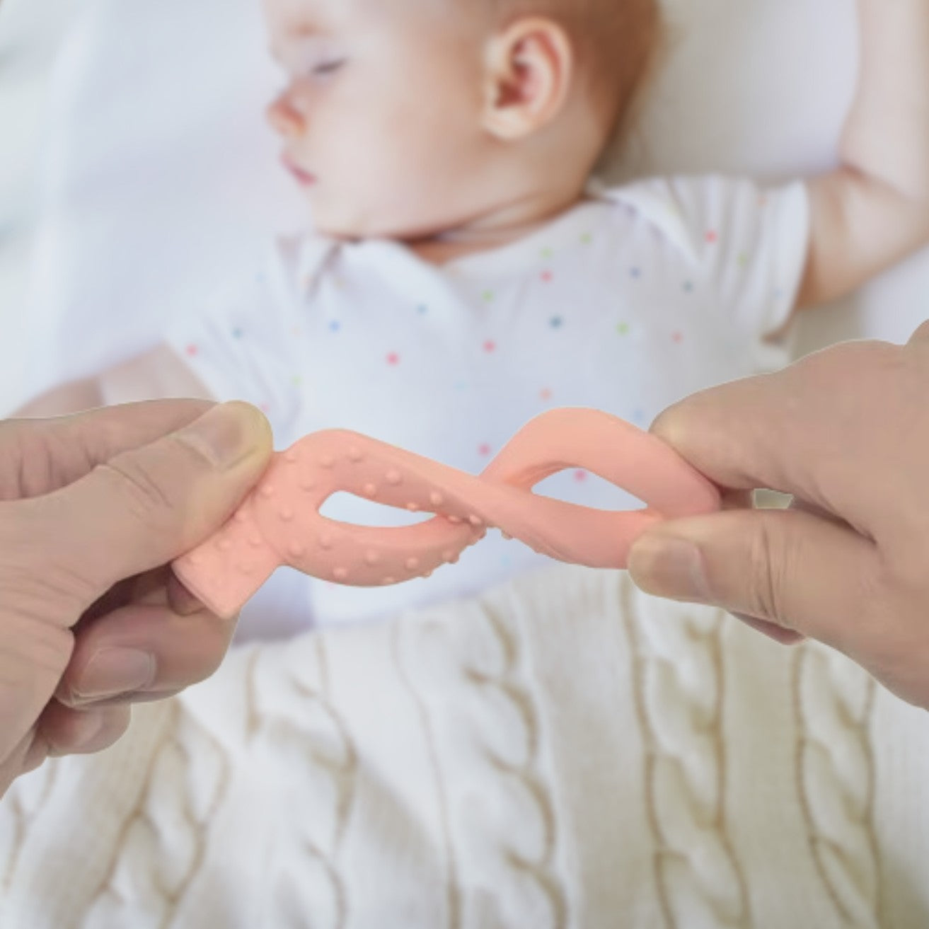 Mordedor Silicona con Texturas Fruta