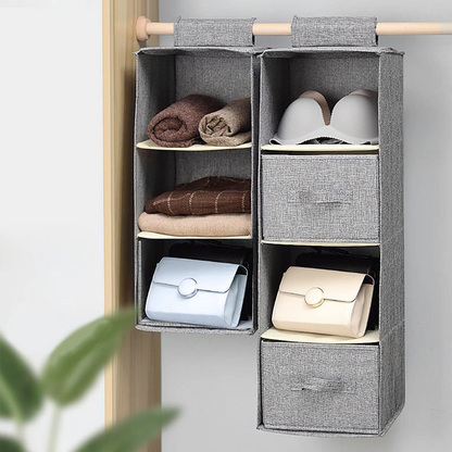 Organizador Colgante Para Ropa De 3 Divisiones