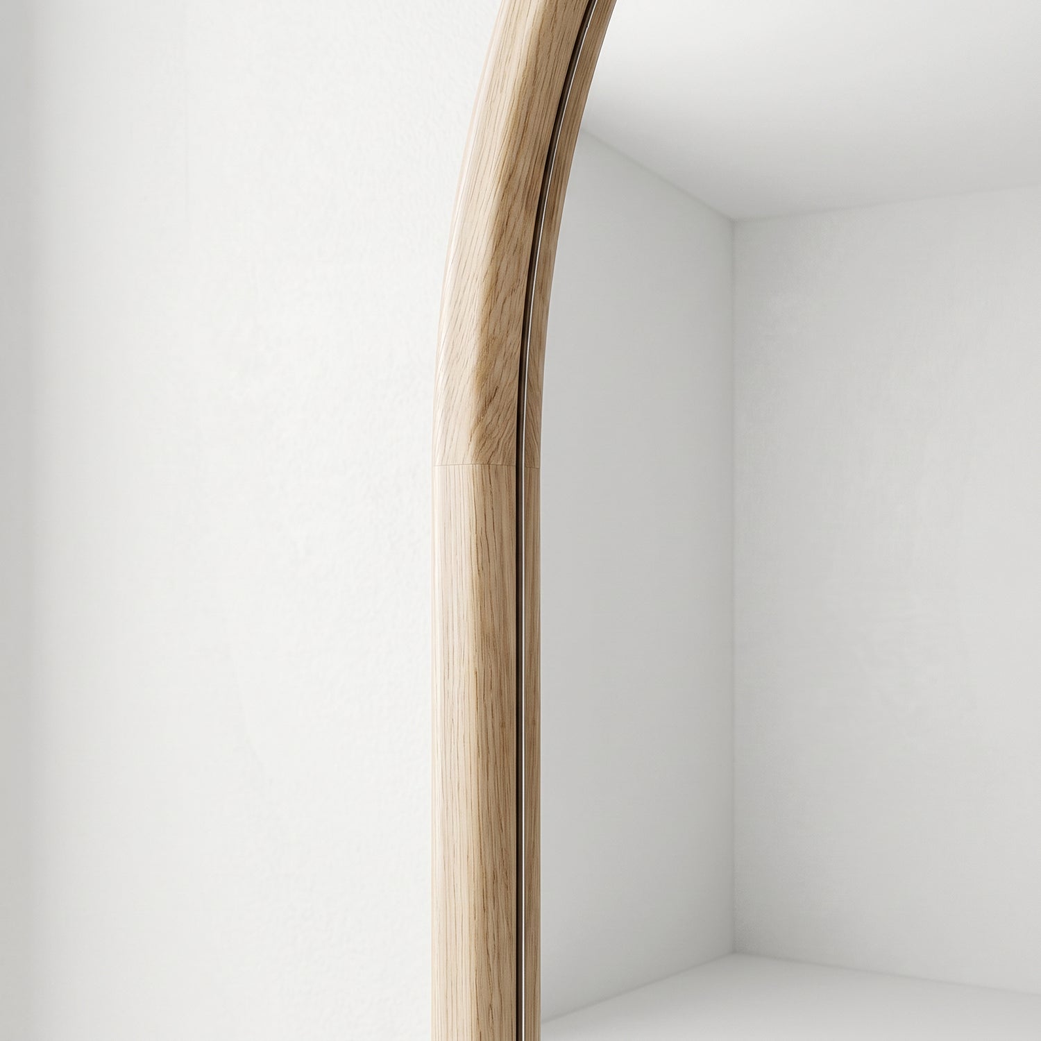 PREVENTA - Espejo Arco Madera Abedul Natural 190x110
