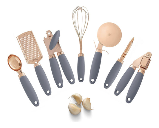 Set Utensilios de Cocina Metal Negro