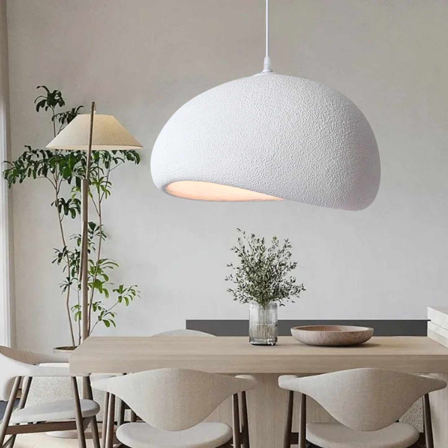 Lampara de Techo Wabi Sabi Crema 80cm