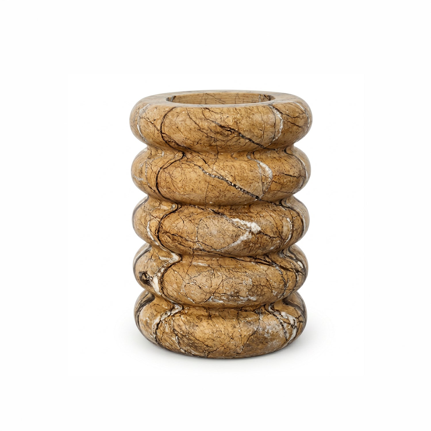 Florero de Mármol Emperador Medium