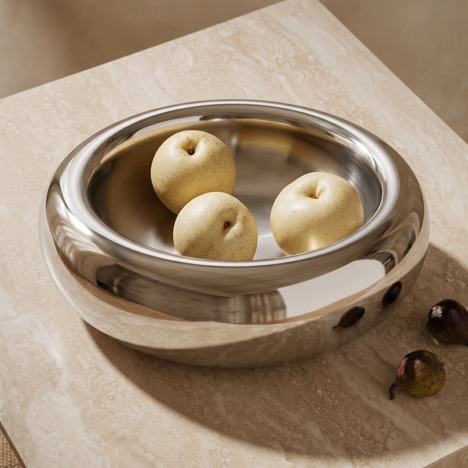 PREVENTA - Bowl Circular Silver de Acero Inoxidable