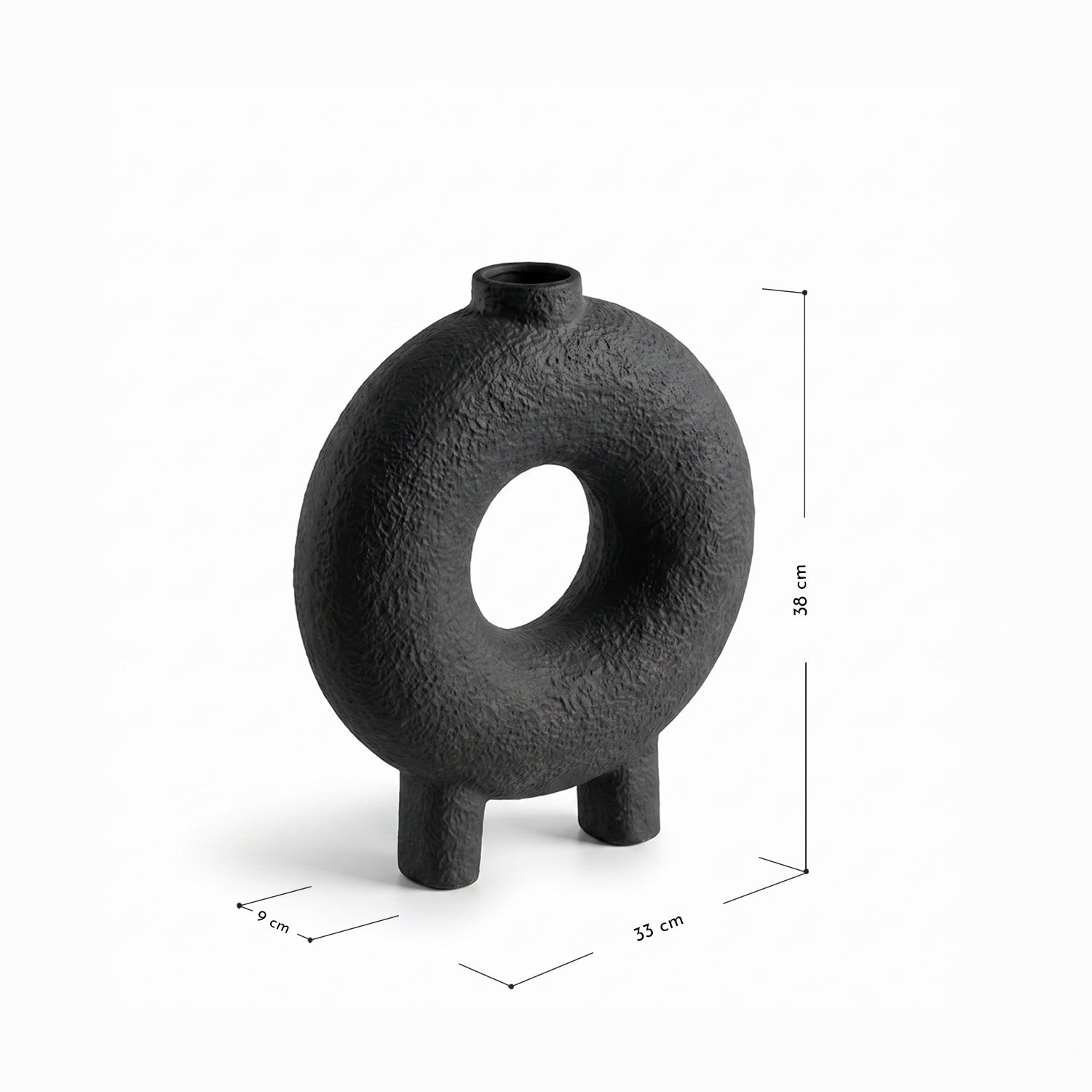 PREVENTA - Jarrón Decorativo Florero Black