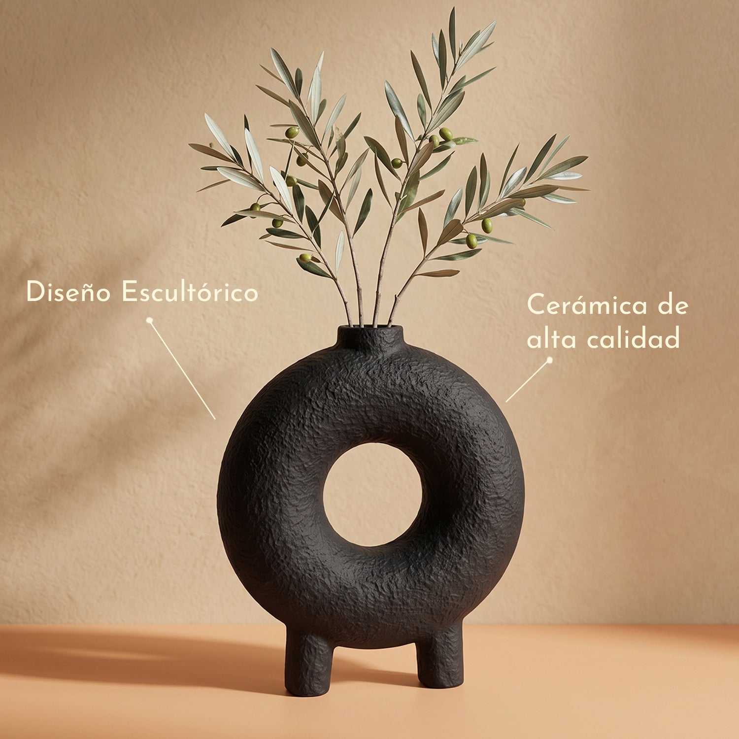 PREVENTA - Jarrón Decorativo Florero Black