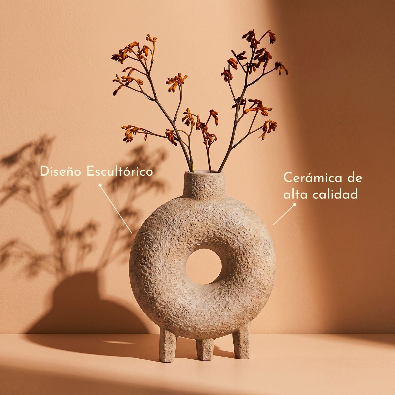 PREVENTA - Jarrón Decorativo Florero Circular