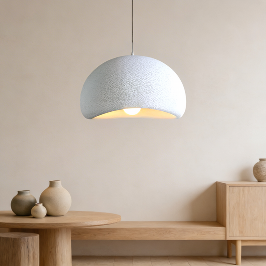 Lampara de Techo Wabi Sabi Crema 40cm