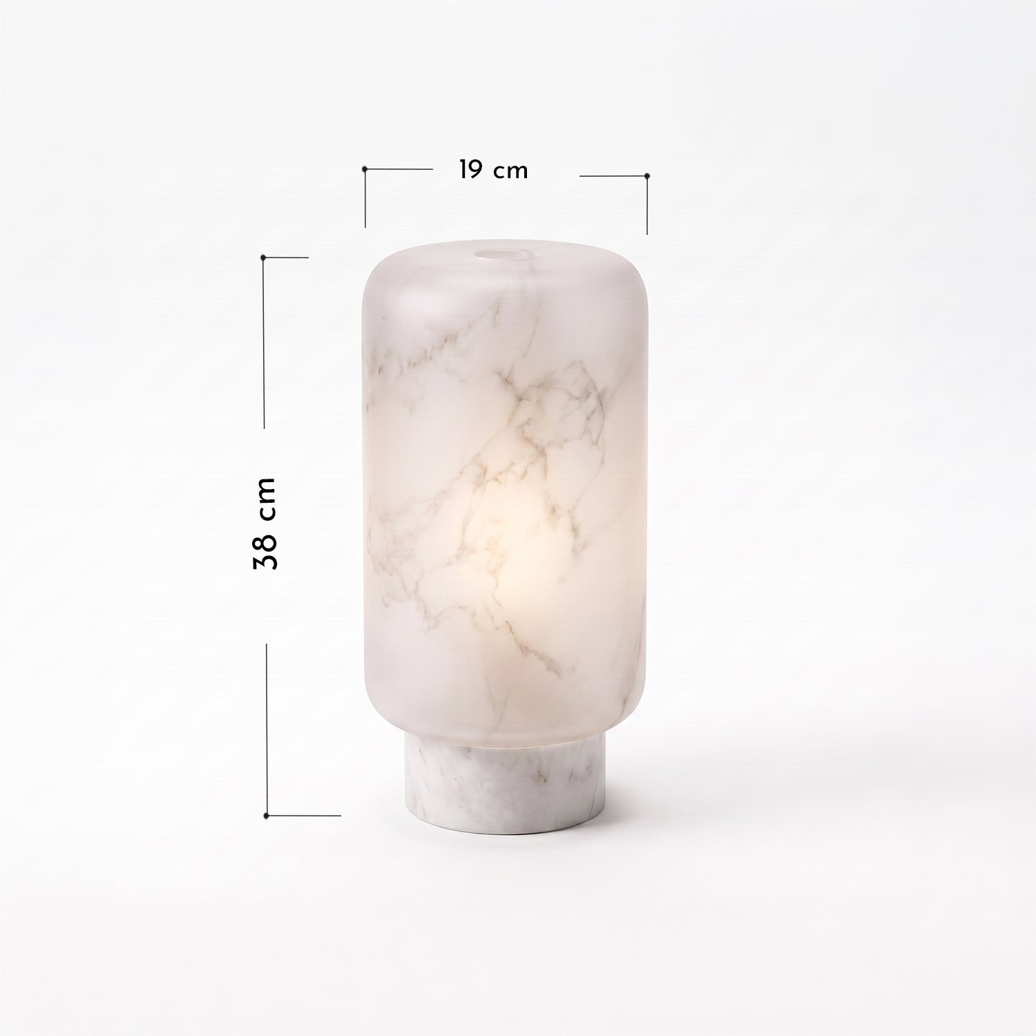 PREVENTA - Lámpara Alba Alta Mármol Onyx