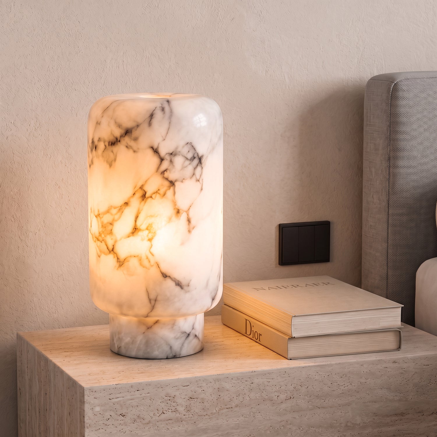 PREVENTA - Lámpara Alba Alta Mármol Onyx