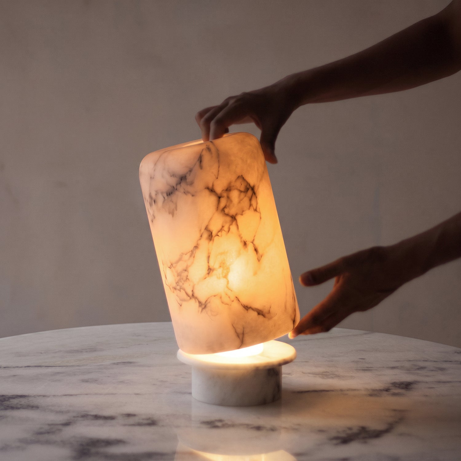 PREVENTA - Lámpara Alba Alta Mármol Onyx