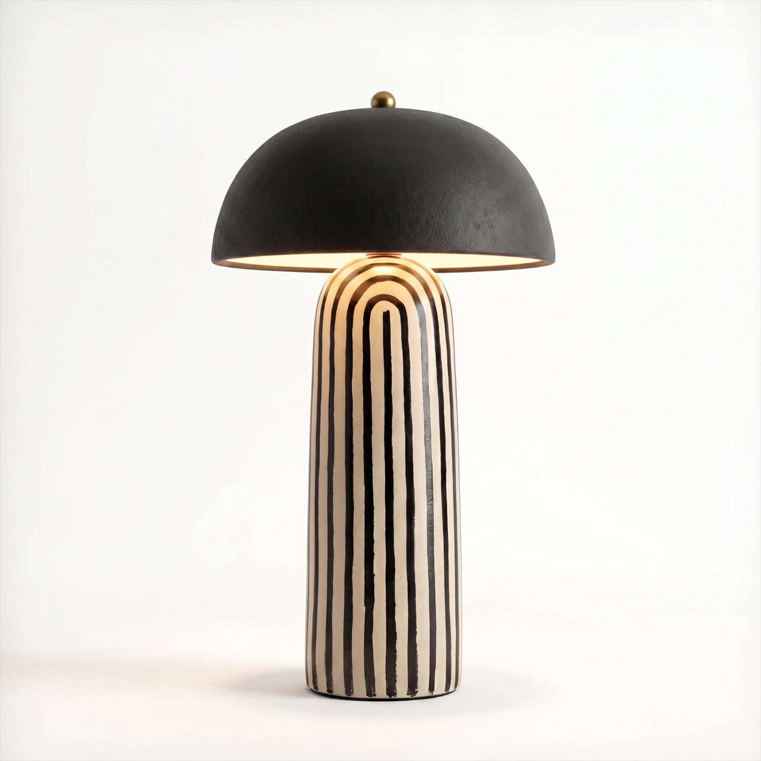 PREVENTA - Lámpara de Mesa Mushroom Cebra