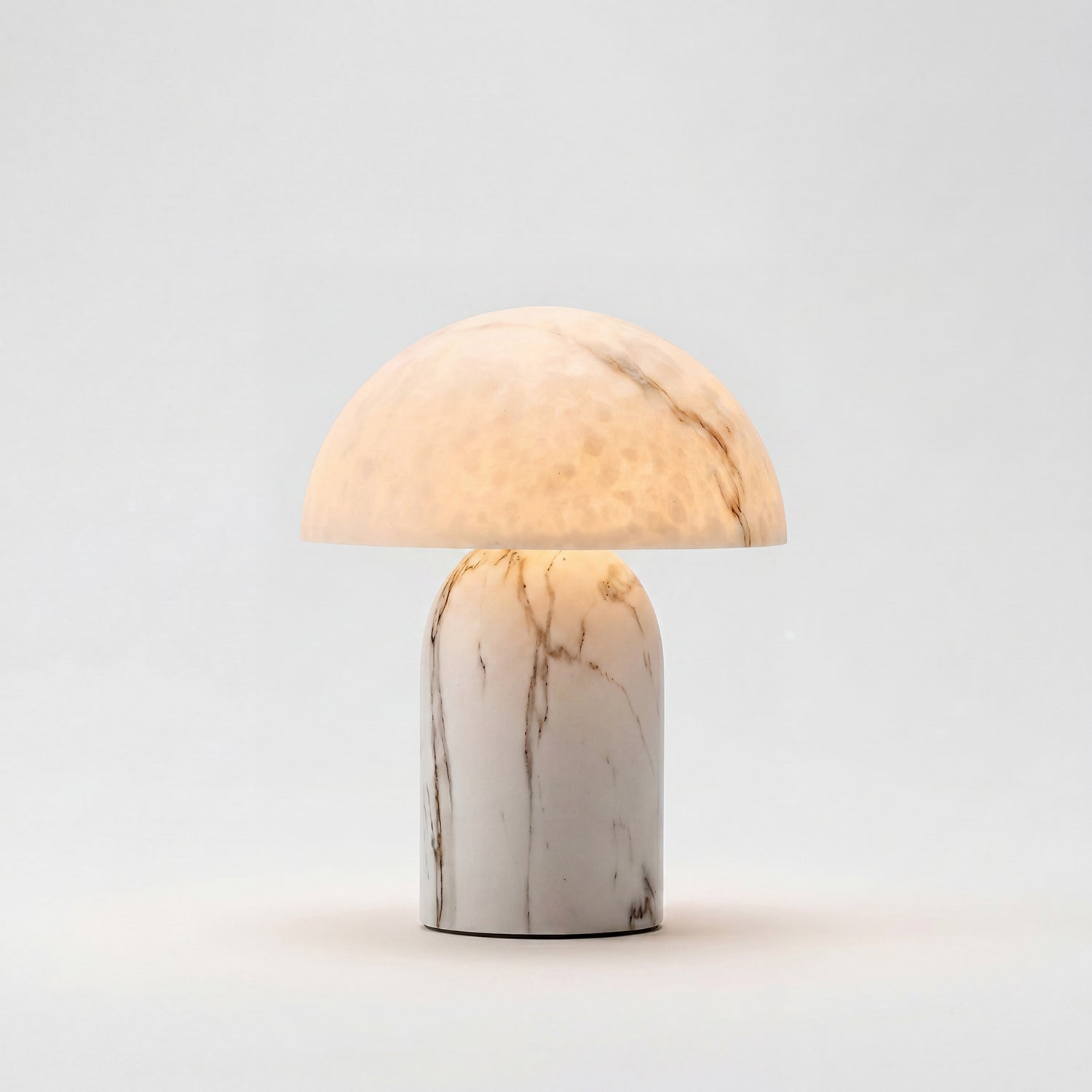 PREVENTA - Lámpara de Mesa Mushroom Mármol Blanco