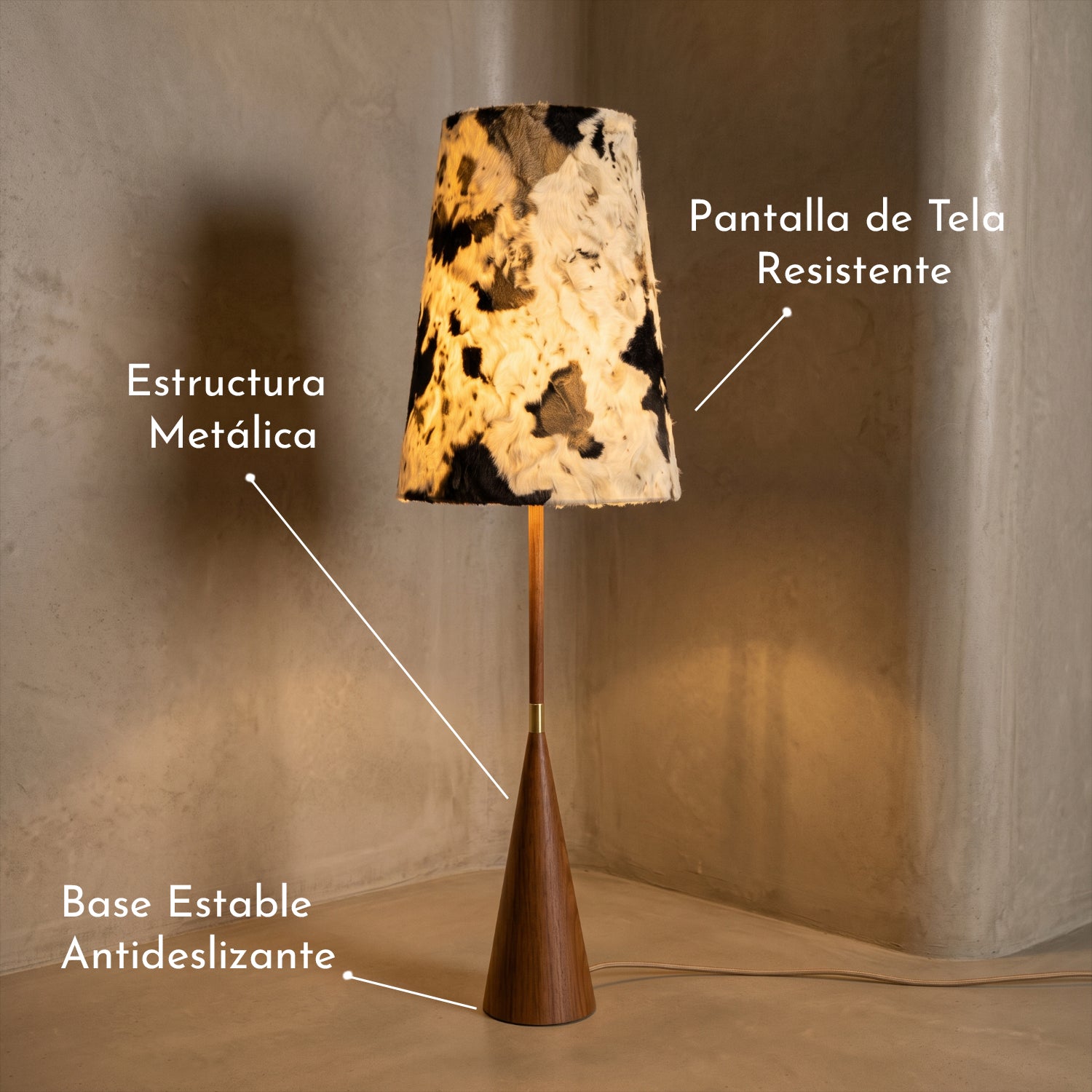 Lámpara de Pie Animal Print Moo