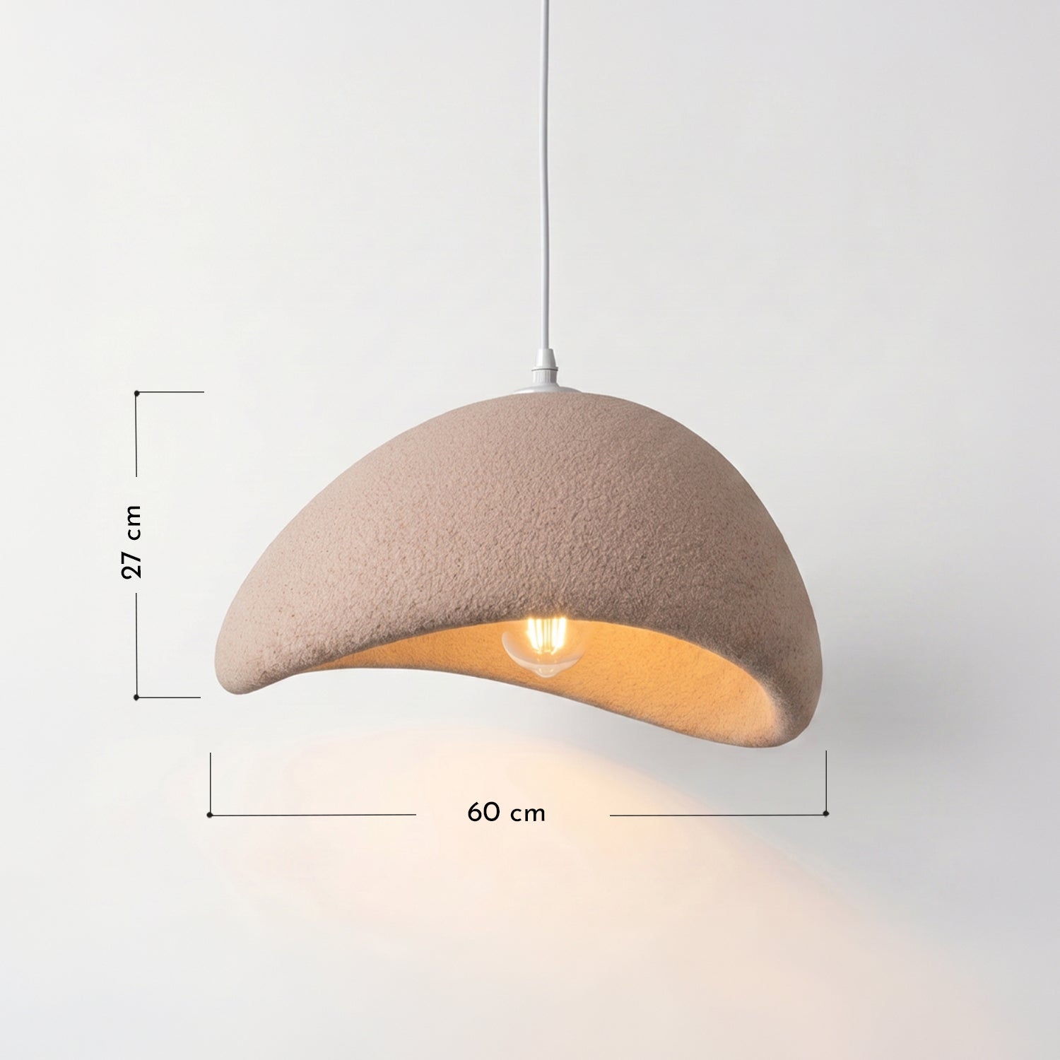 PREVENTA - Lámpara de Techo Wabi Sabi Arena 60cm