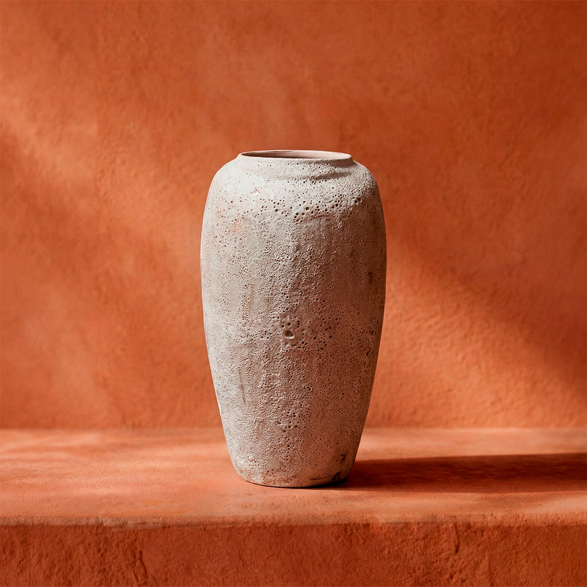 PREVENTA - Macetero Jarrón Cerámica Rústico Mediano