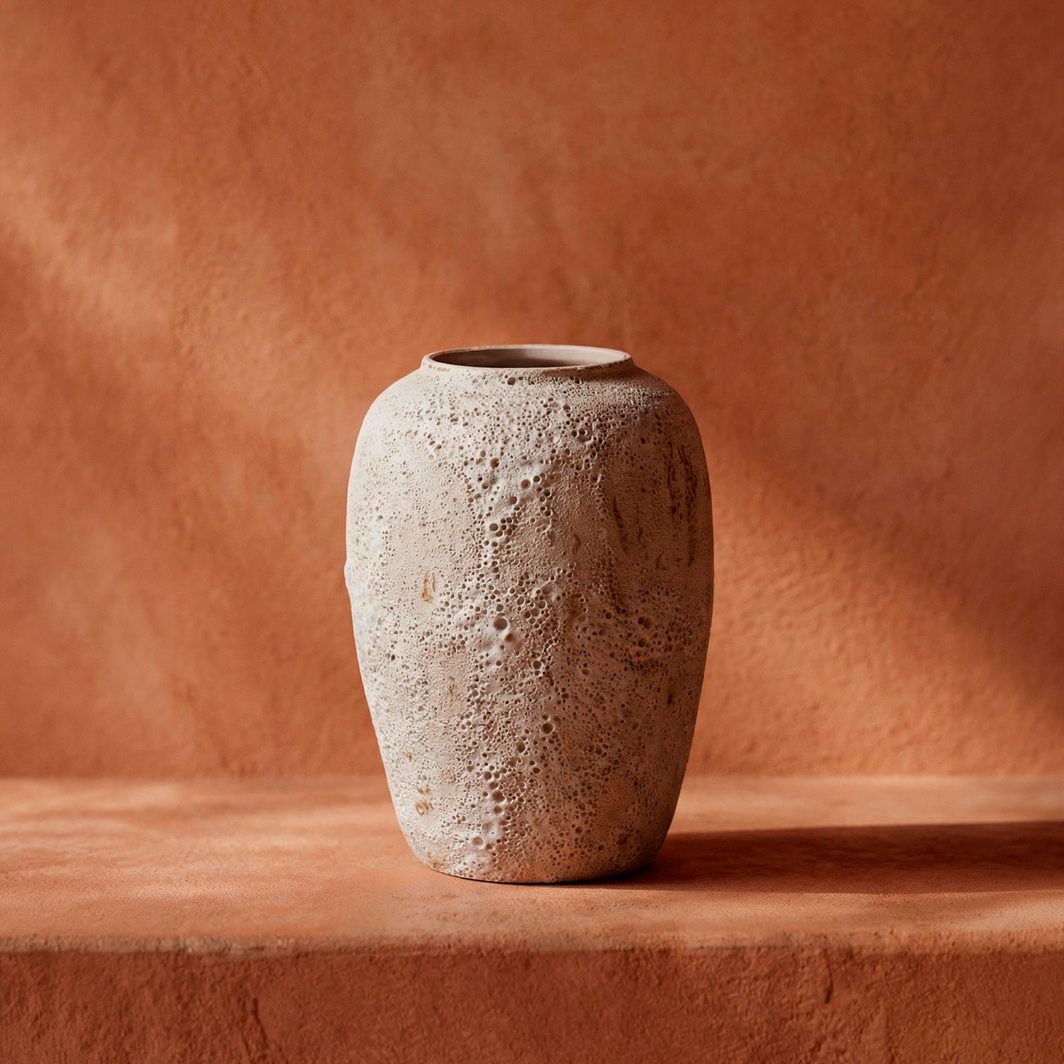 Macetero Jarrón Cerámica Rústico Pequeño