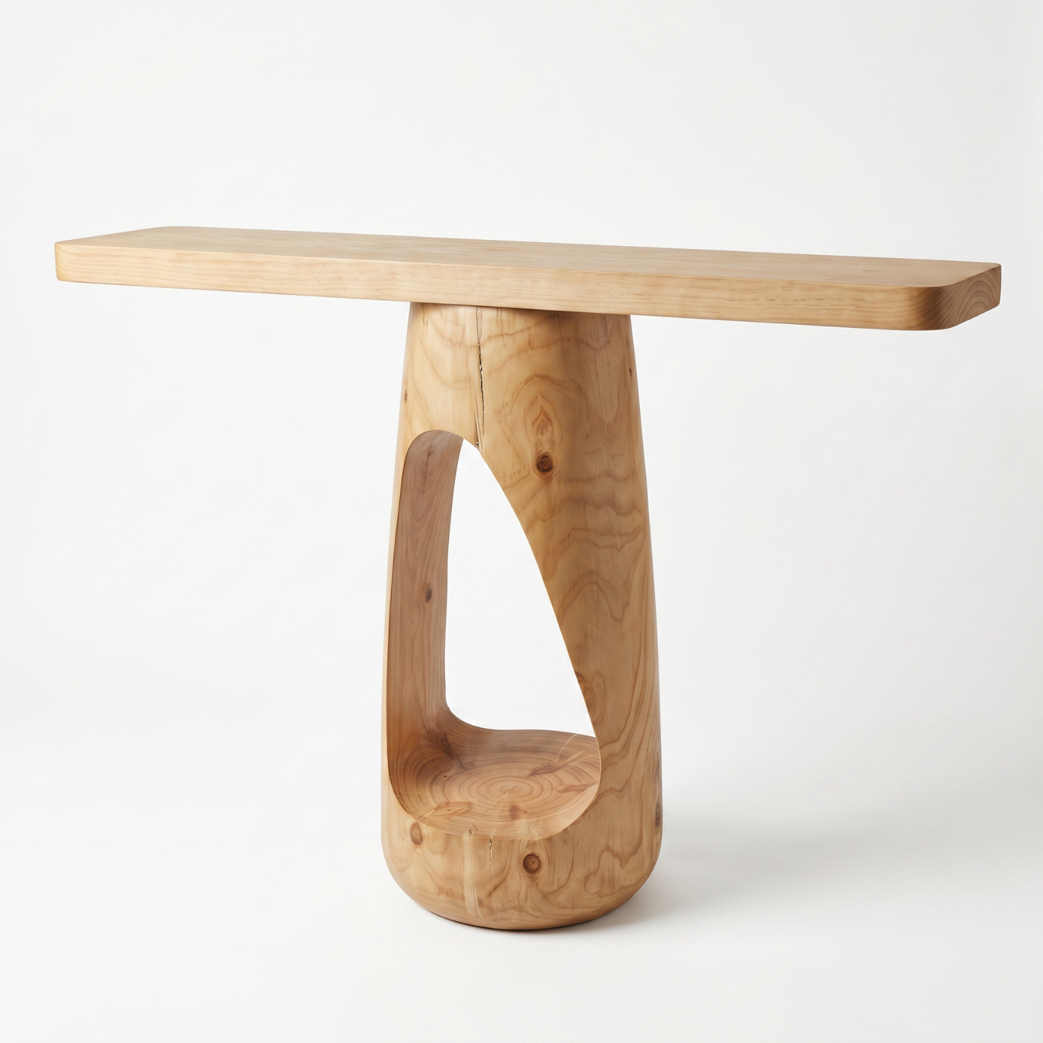 Mesa Arrimo Nido Madera Maciza Roble