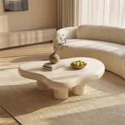 PREVENTA - Mesa de Centro Irregular Blanca