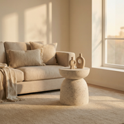 Mesa de Centro Geométrica Estilo Nórdico