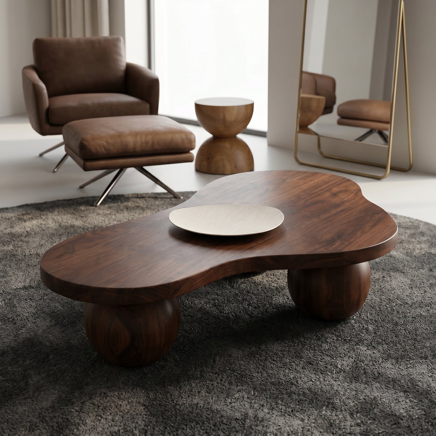 PREVENTA - Mesa de Centro Nube Sphere de Madera