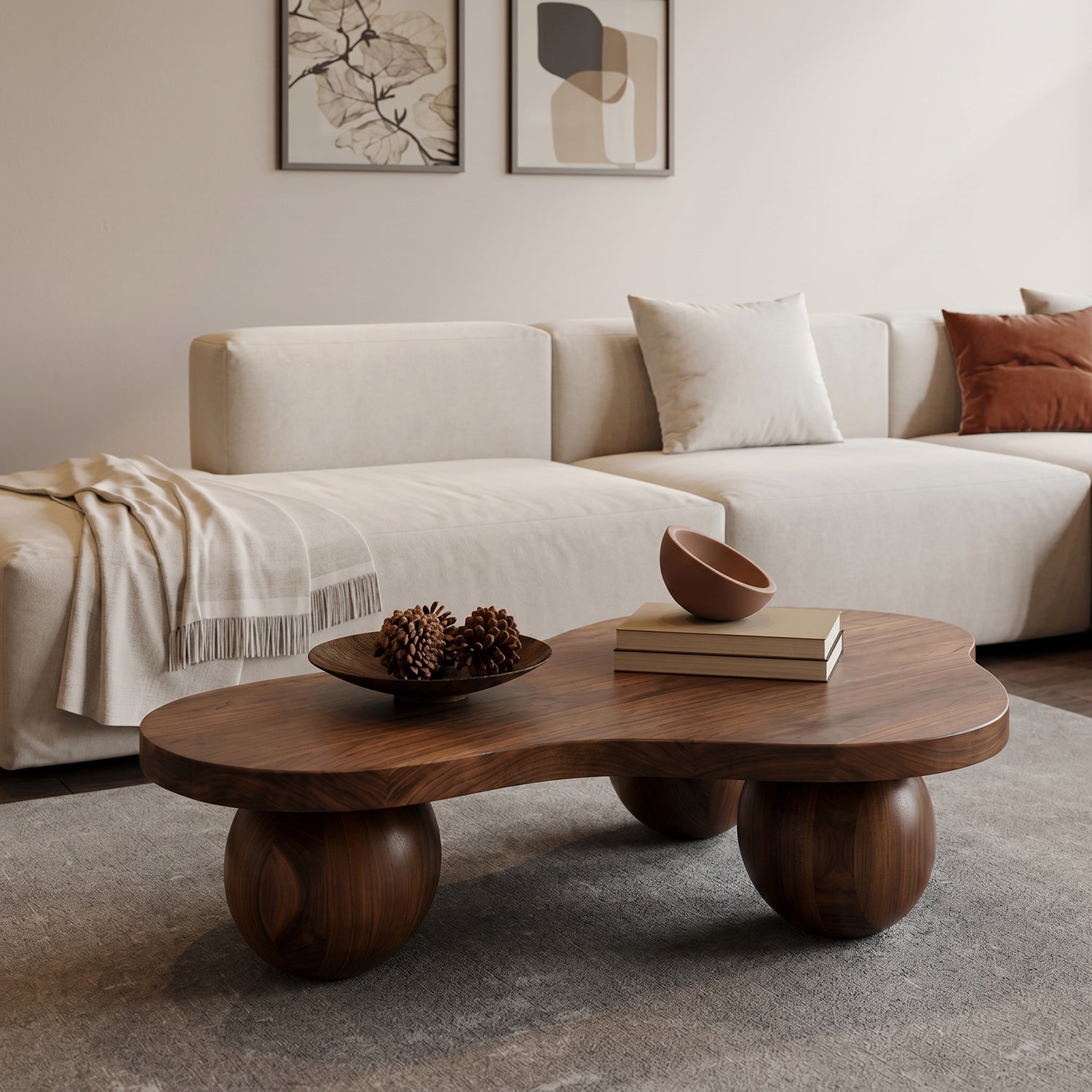 PREVENTA - Mesa de Centro Nube Sphere de Madera