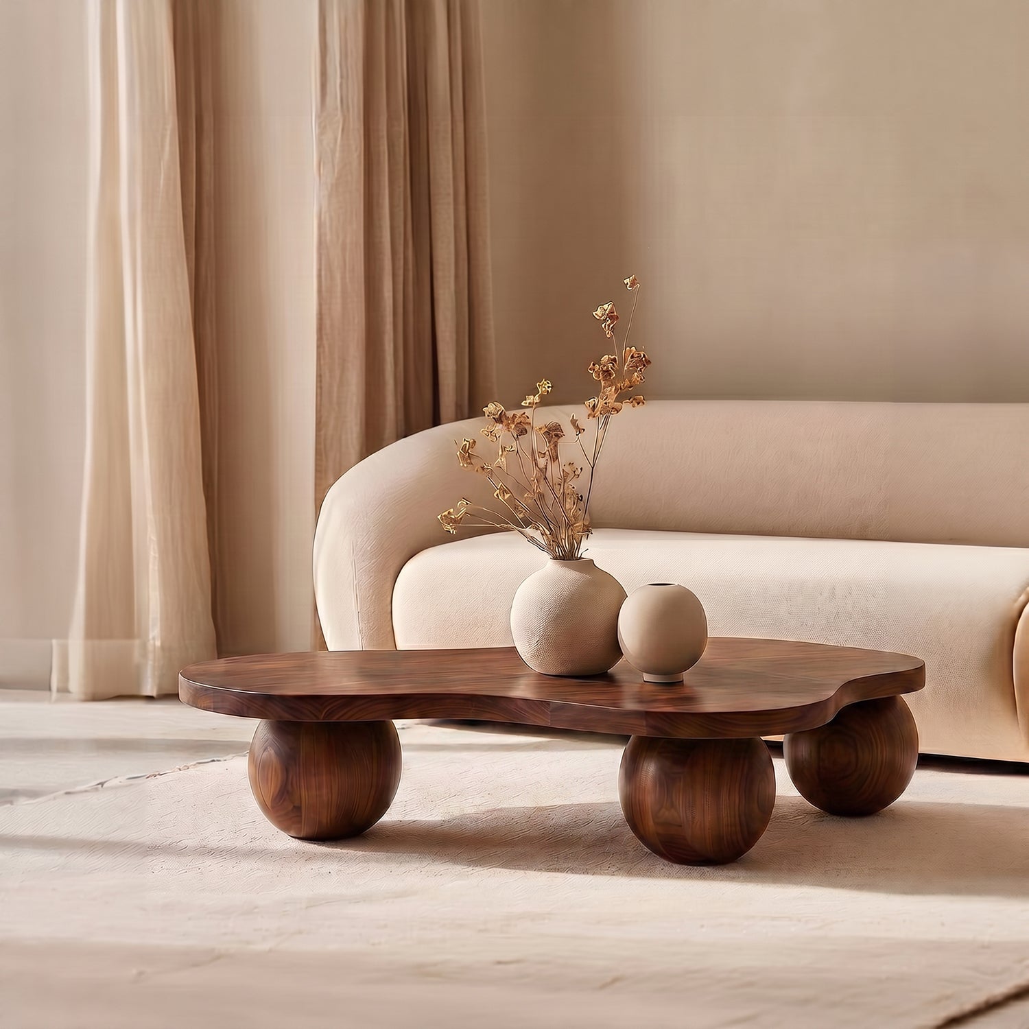 PREVENTA - Mesa de Centro Nube Sphere de Madera