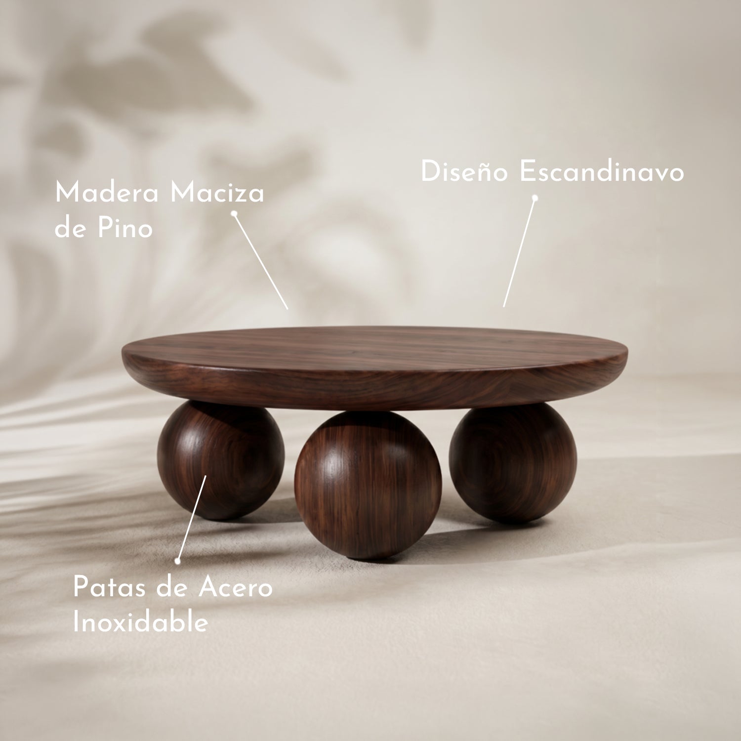 PREVENTA - Mesa de Centro Orbis Madera
