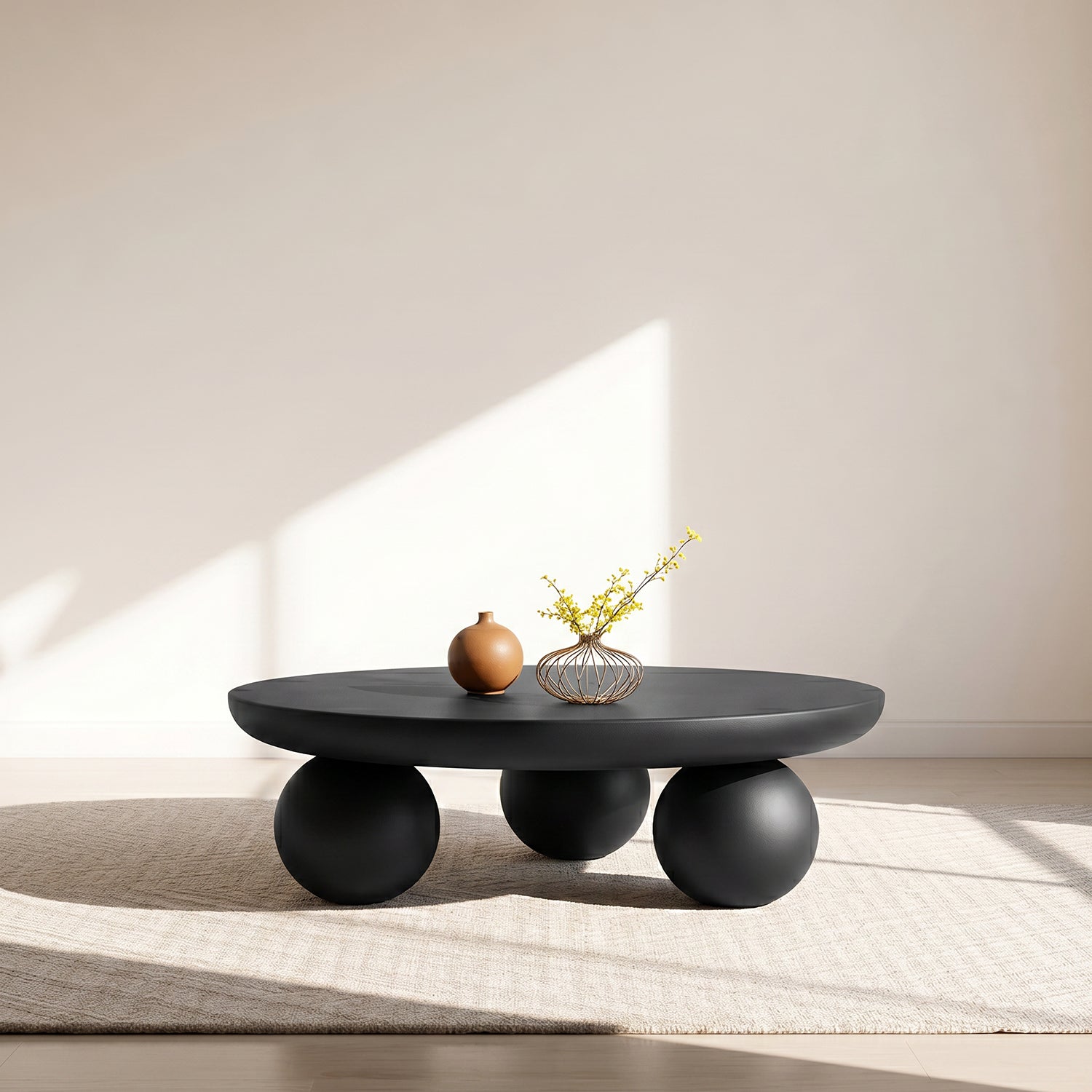 PREVENTA - Mesa de Centro Orbis Negra