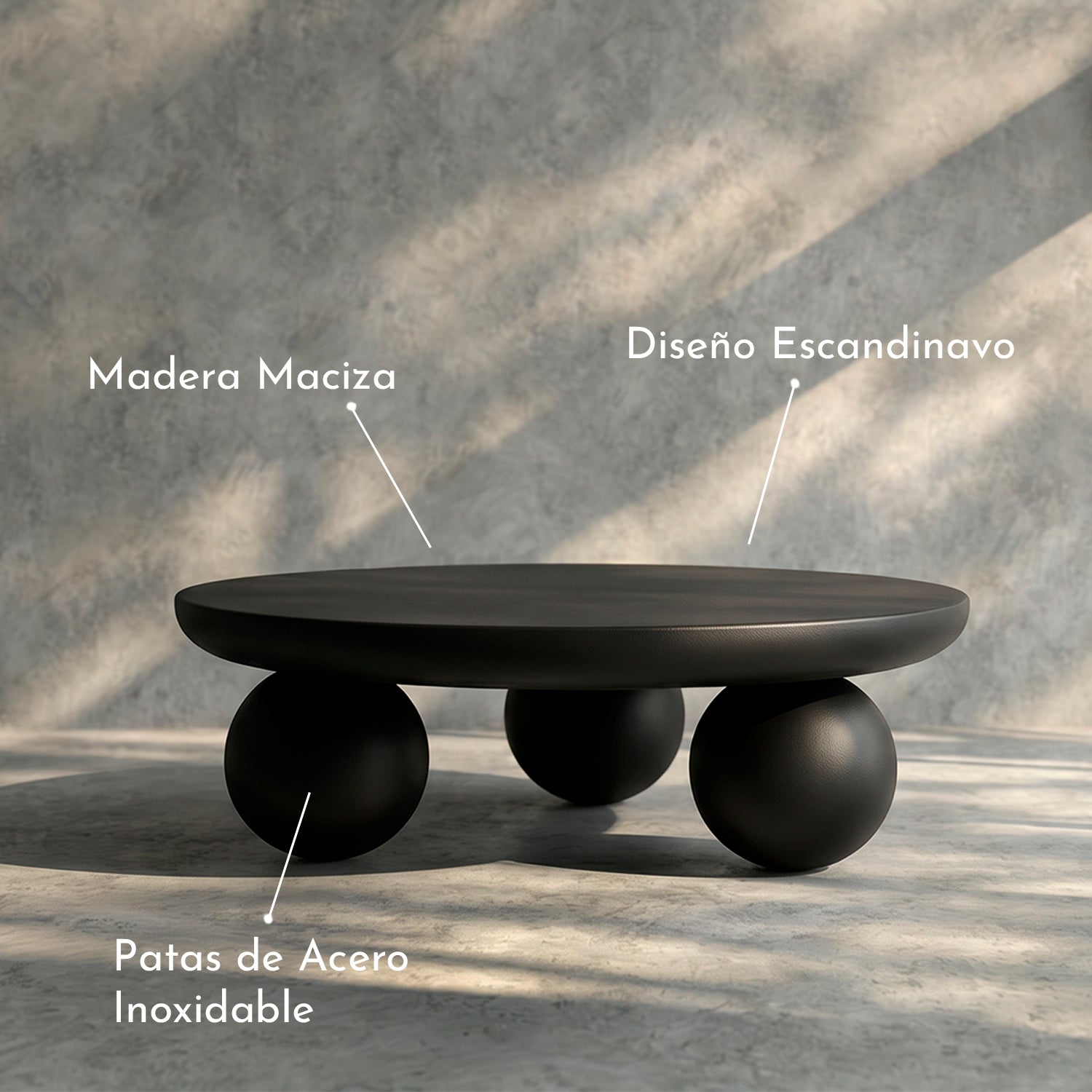 Mesa Lateral Orbis Madera Negra
